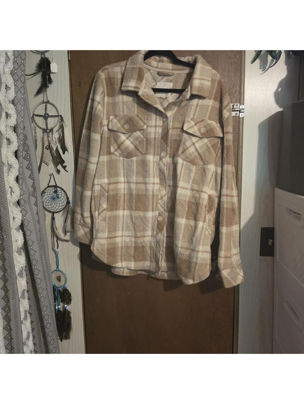 Thread & Supply Plaid Fleece Jacket